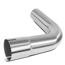 90 Degree 2.5" OD 18 Gauge Slip-Fit DIY Mandrel Bend Tube Exhaust Pipe Stainless