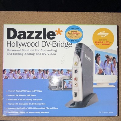 Dazzle Hollywood DV-Bridge Analog to Digital Video Capture Converter FireWire