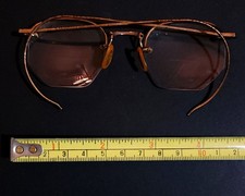 OG-05 1930s Artcraft Ornate Gold Wire Frame Eyeglasses 12K GF Antique ADULT