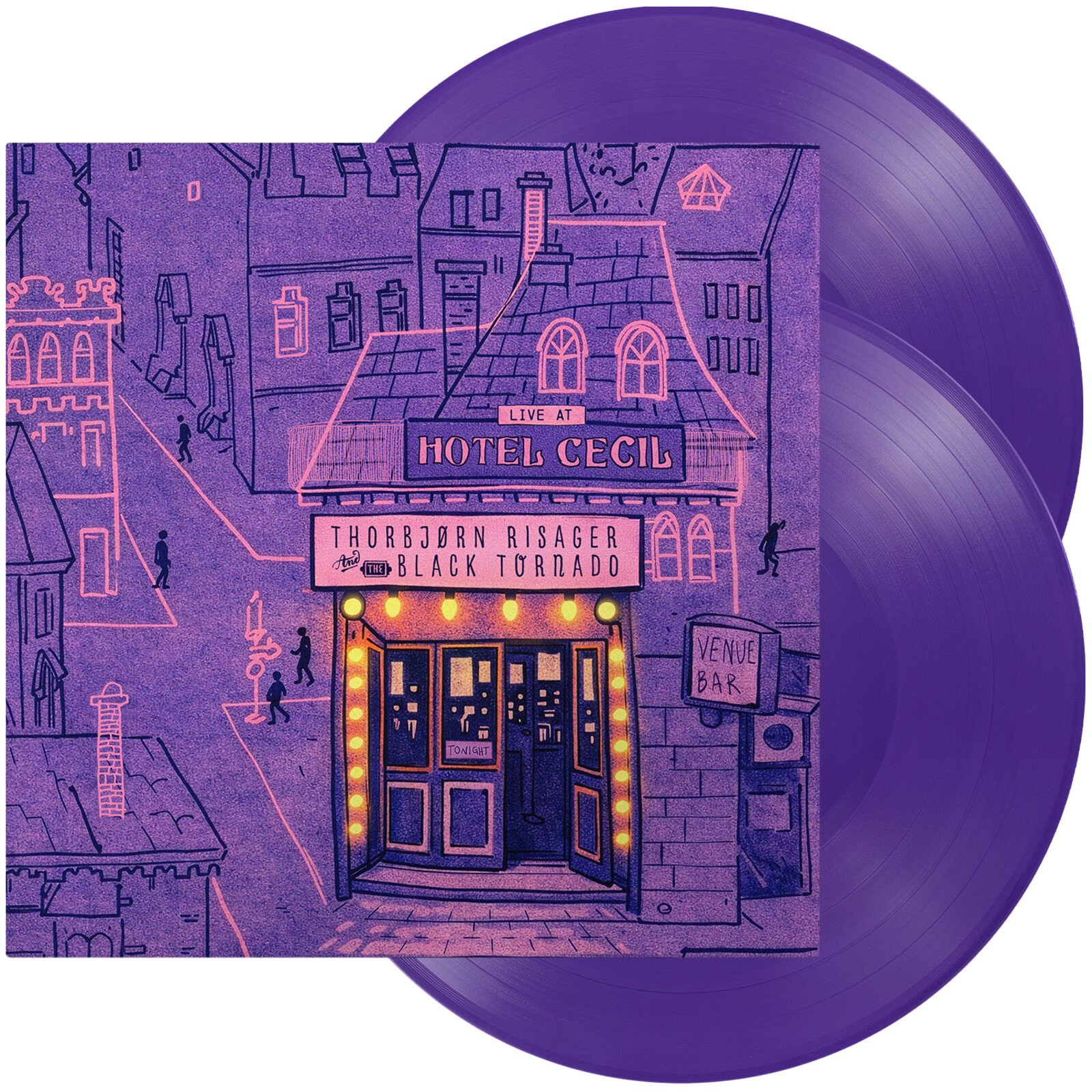 RISAGER, Thorbjorn & THE BLACK TORNADO - Live At Hotel Cecil - Vinyl (2xLP) - Image 4
