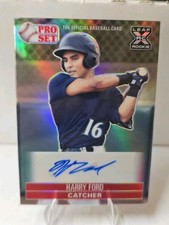 2021 Leaf Pro Set Metal - 1991 Base Autographs Harry Ford #PS1-HF1 Pink Rainbow