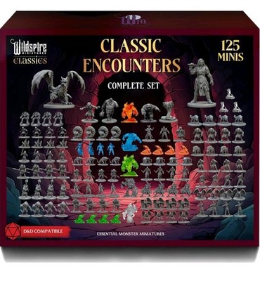 125 D&D RPG Miniaturen Monster Konvolut Fantasy Figuren Wildspire