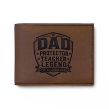 Dad Protector Teacher Legend Wallet
