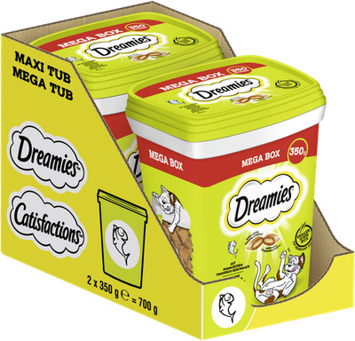 DREAMIES  Mega Box mit himmlischem Thunfisch Geschmack 2x350g
