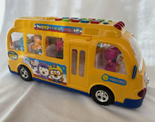 Pororo Electronic Learning Bus Toy Sound Buttons, Numbers  Korean Letter WORKS
