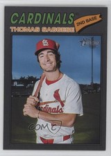 2026 Topps Heritage Dark Gray Border Thomas Saggese #230 qu2