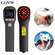 GOVW Pain Relief Cold Laser Therapy Device 650nm+808nm LLLT Red Light Treatment