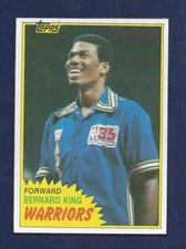 1981 TOPPS BASKETBALL #72 BERNARD KING HOF SHARP PACK FRESH .99 SH H162