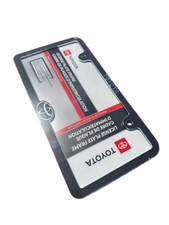 Toyota Logo Metal License Plate Frame Official Licensed