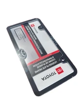 Toyota Logo Metal License Plate Frame Official Licensed