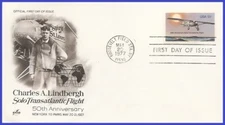 USA3 #1710 U/A ARTCRAFT FDC   Lindbergh Flight