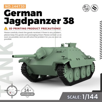 144730 1/144 Military Model Kit German Jagdpanzer 38 WOT | eBay