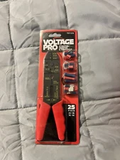 Voltage Pro Stripper / Crimper With Terminals 25 Pieces Set - NEW! FAST!