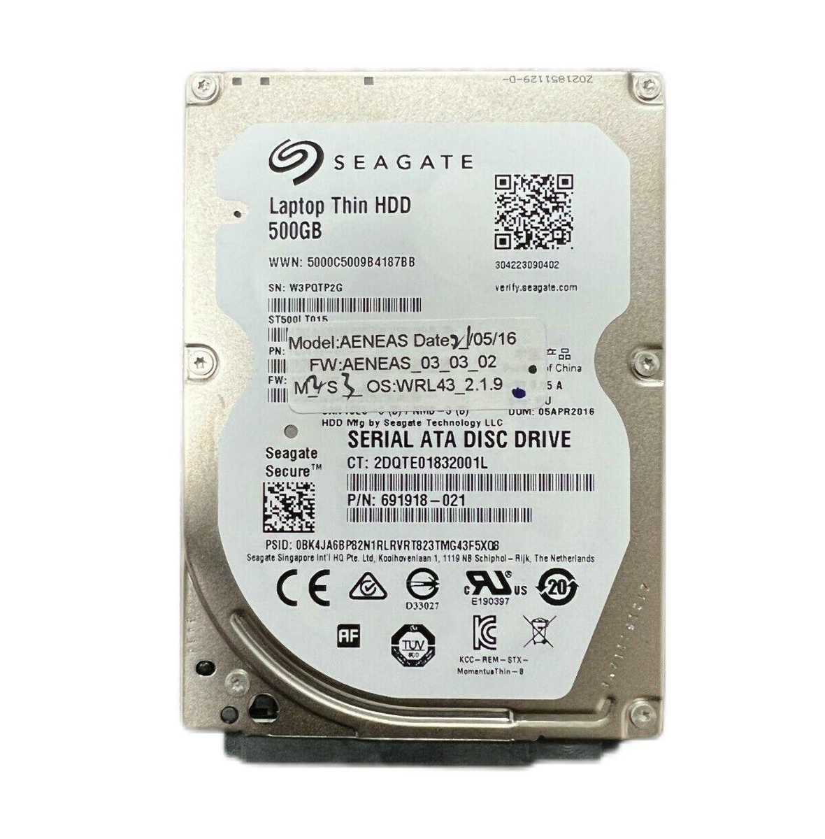HP 500G Hard Disk Drive Fit for Designjet T3500 MFP B9E24-67030 W