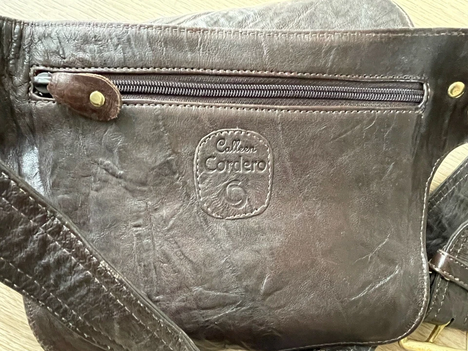 EXCELENTE BOLSO CINTURÓN CALLEEN CORDERO de cuero y piel Foto 4 de 4