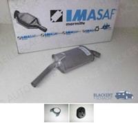 Imasaf Esd Auspuff Endtopf FüR Ford Escort+Orion 1.4+1.6+Xr3I 1983-1990 +ZubehöR