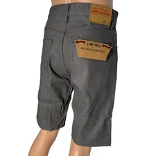 LIME TREE Men’s Denim Jorts - Straight Fit Casual Jean Shorts Size 32-42
