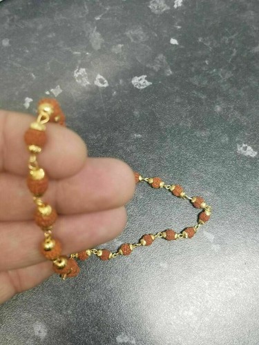 Rudraksh Mala Natur Perlen Böser Blick Schutz Glück Halskette Rudraksha FF14 - Bild 9 von 10