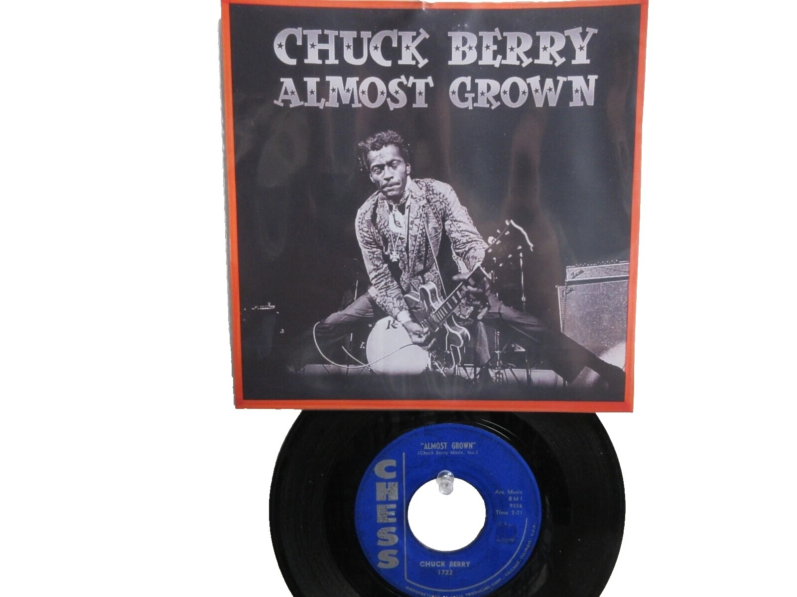 Chuck Berry Very Good (VG) Sleeve 45 RPM Vinyl Records