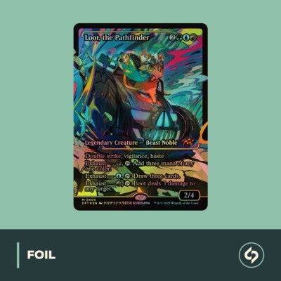 MTG | Loot, the Pathfinder | AETHERDRIFT | NM | EN | SHOWCASE | FOIL