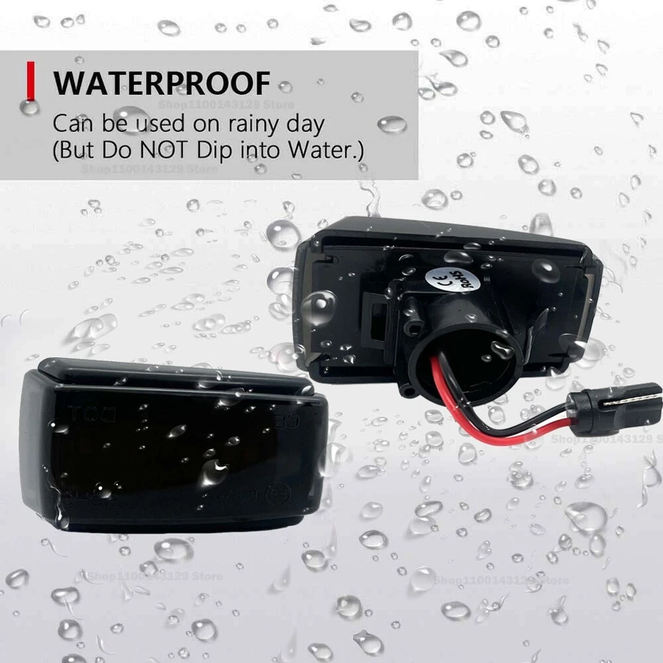 Dynamic LED Side Marker Lights Blinker Lamp For Volvo C70 S40 S70 V90 V40 V70 Foto 4 de 4