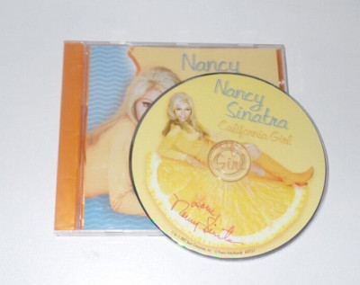 NANCY SINATRA, original signed CD *California Girl* + Cover (signed on CD) + COA