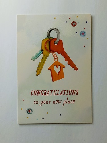 HALLMARK Congratulations Greeting Card, Congratulations On Your New Place, Congr
