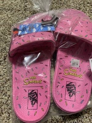 vans simpsons flip flops