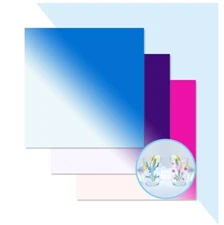 21 pcs 12"x12'' Cold Color Changing Vinyl Adhesive Permanent Craft Sticker Mug