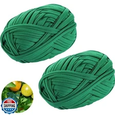 BBTO 30 Meter/ 98 Feet Green Garden Twine Garden Plant Tie Tree Tie Stretchy 