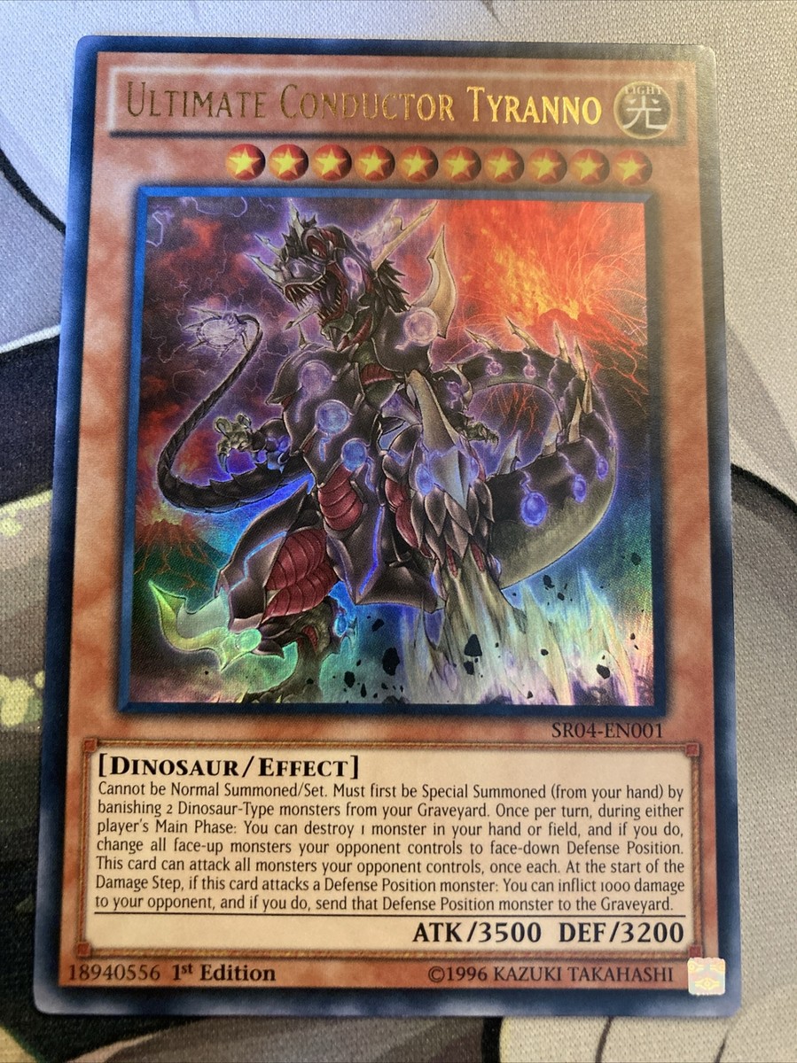 Yugioh! Ultimate Conductor Tyranno - 1st Ed Ultra Rare - SR04