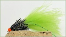 Hothead flies, barred Lime. Trout Flies, Lures, Choose Amount, good still water