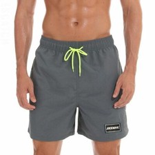 Men's Shorts Summer Waterproof Breathable Men's Beachwear Sports Swim Trunks