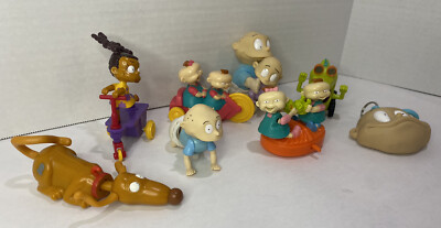 RUGRATSムービーフィギュア12種 バーガーキングキッズクラブ Vintage LOT Burger King Kids Club 1998 Rugrats Movie Meal Toys