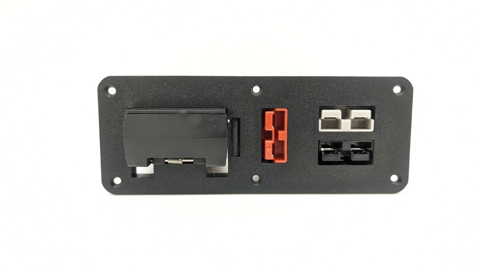 NARVA Flush 12 Pin Flat Trailer Plate with Triple 3 x 50amp Fit Anderson — 第 4/4 张图片