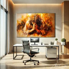 Jesus Christ Wall Art Large Canvas Painting Print Christian Wall Art Canvas