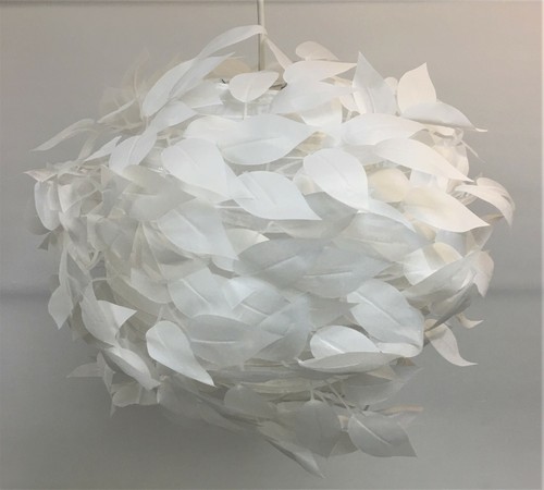 White Leaf Fabric Feather Ceiling 