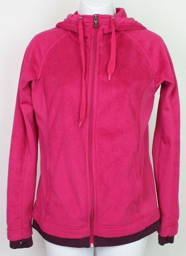 pink fleece hoodie jacket thumb holes 