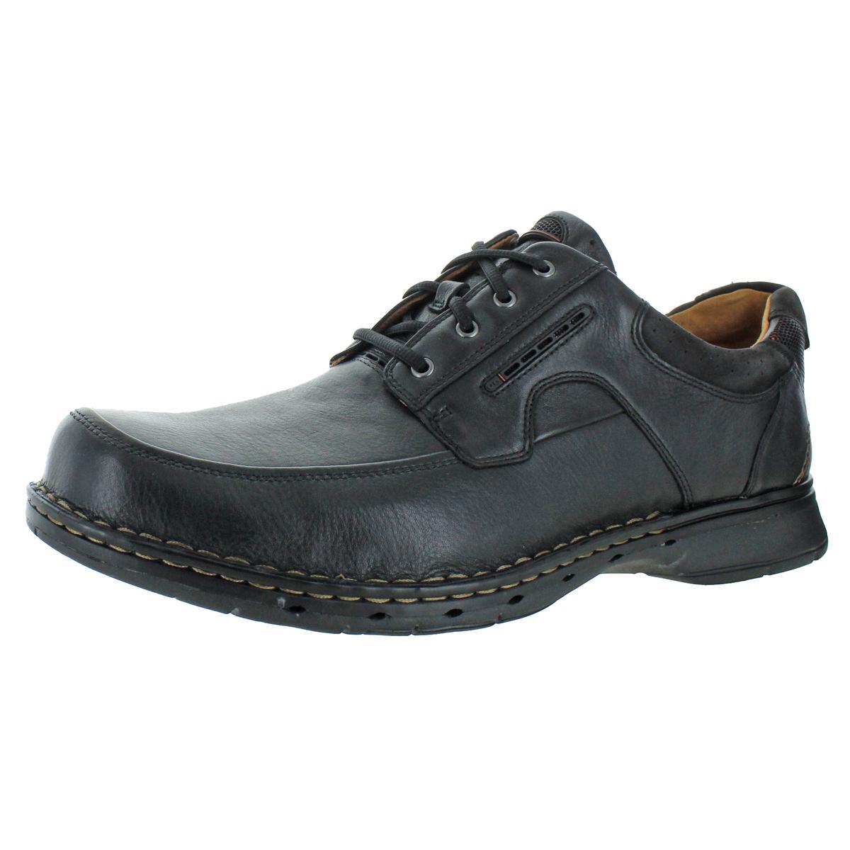 Неструктурированные мужские черные оксфорды Derby 7 Medium (D) от Clarks BHFO 1627