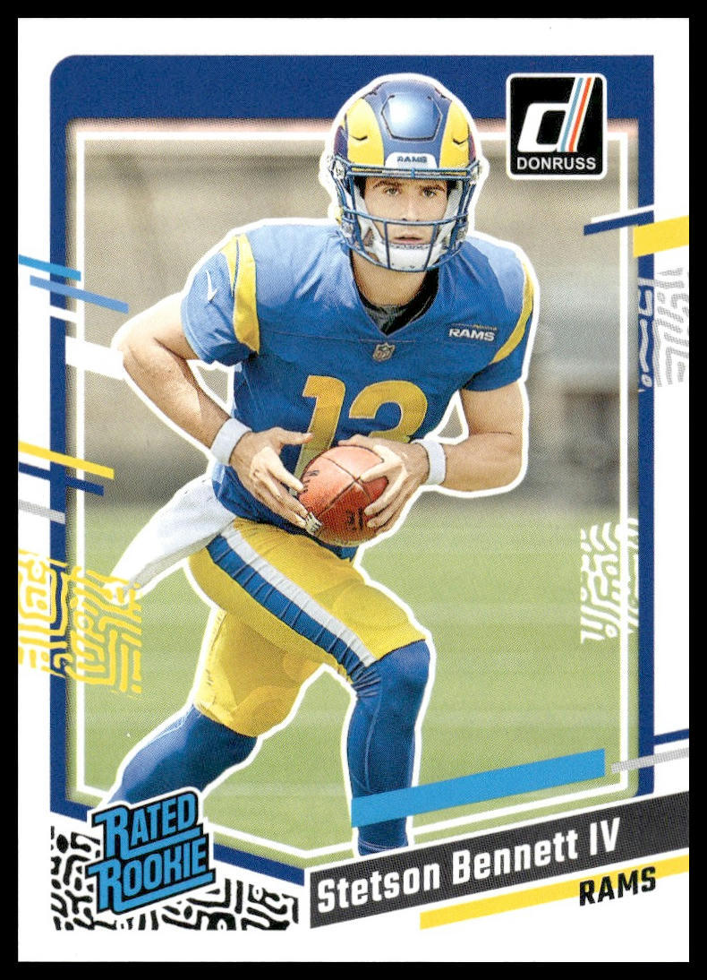 2023 Donruss #358 Stetson Bennett IV RC Los Angeles Rams
