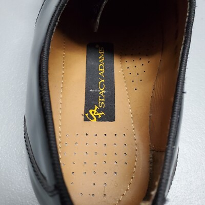 Stacy Adams Dress Shoes Men Size 11 Black Block Heels  display picture 3