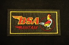 BSA Bantam Traditional Felt - Sew On Patch Bike - No979