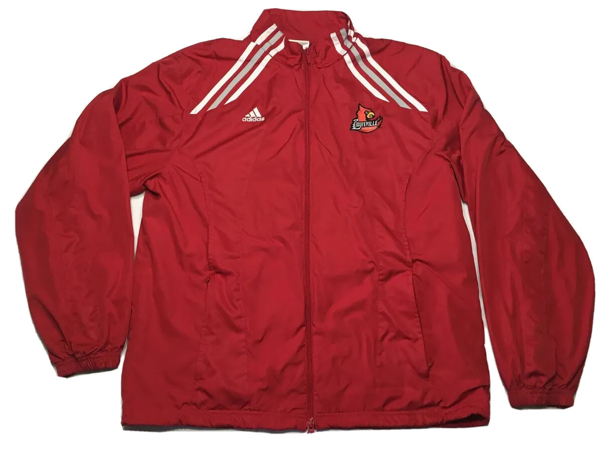 Adidas University Of Louisville Cardinals U of L Zip Up Jacket