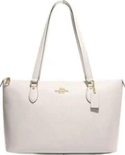 COACH Gallery Tote Shoulder Bag - Chalk (NEW with Tags)