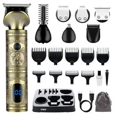 VGR Beard Hair Trimmer Men All in One Grooming Cordless Clippers Shaver Razor