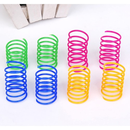120Pcs Cat Spring Toys,Cat Spiral Springs for Indoor Cats,Colorful & Durable - Picture 7 of 8