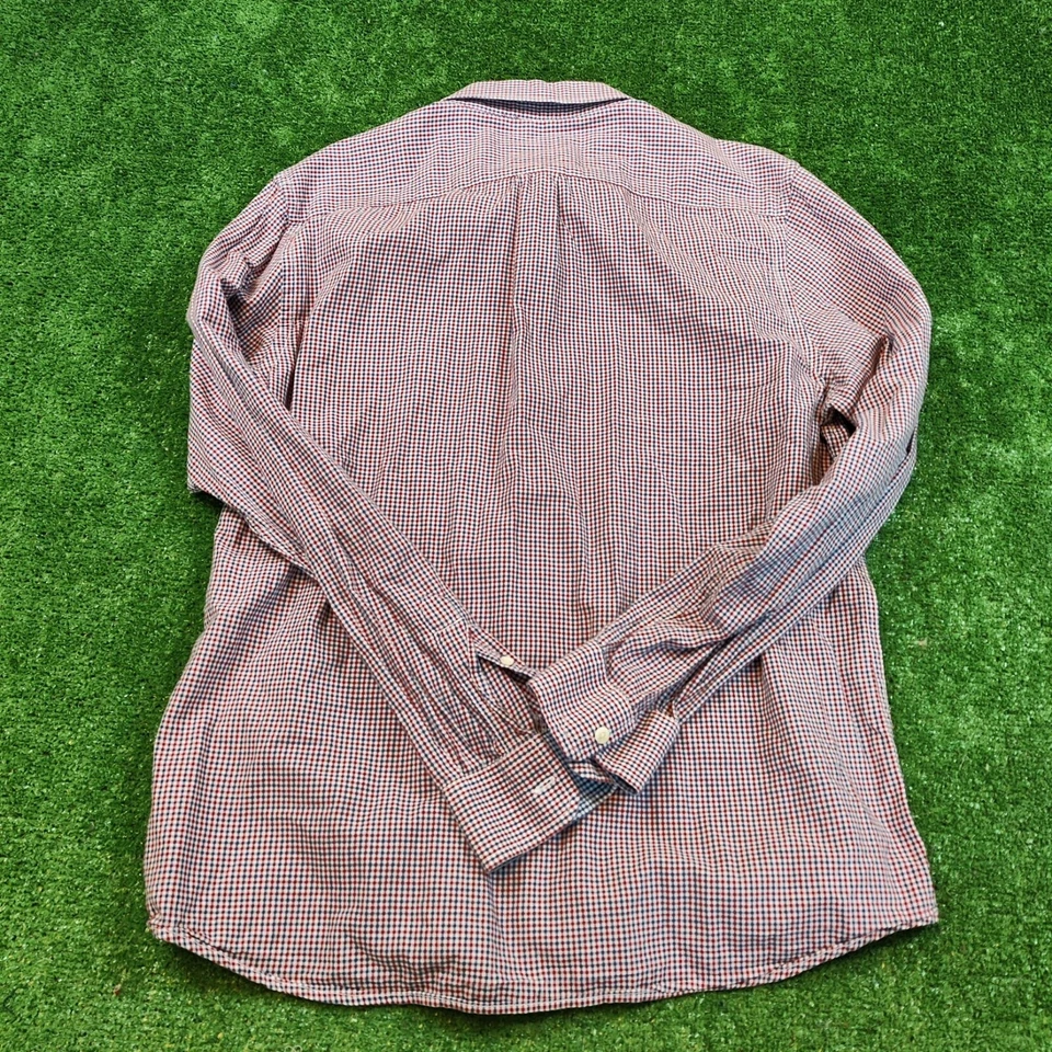 Camisa Wrangler para hombre grande ajuste regular a cuadros multicolor manga ... - Imagen 2 de 4