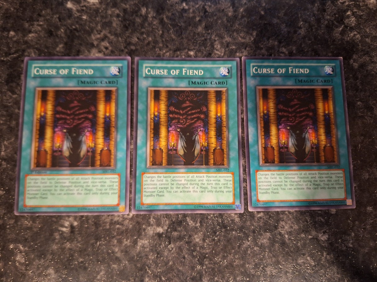 3X Curse of Fiend MRL-032 - Yugioh Yu Gi Oh! Playset Mixed | eBay