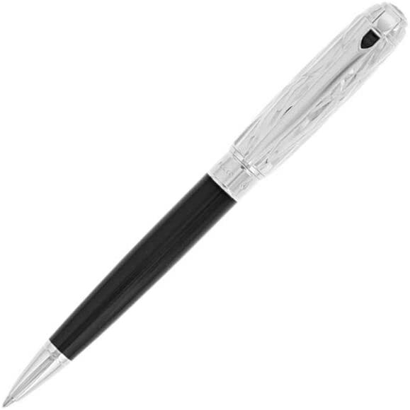 S.T. Dupont D Line Ballpoint Pen Crazy Diamonds Palladium Cap