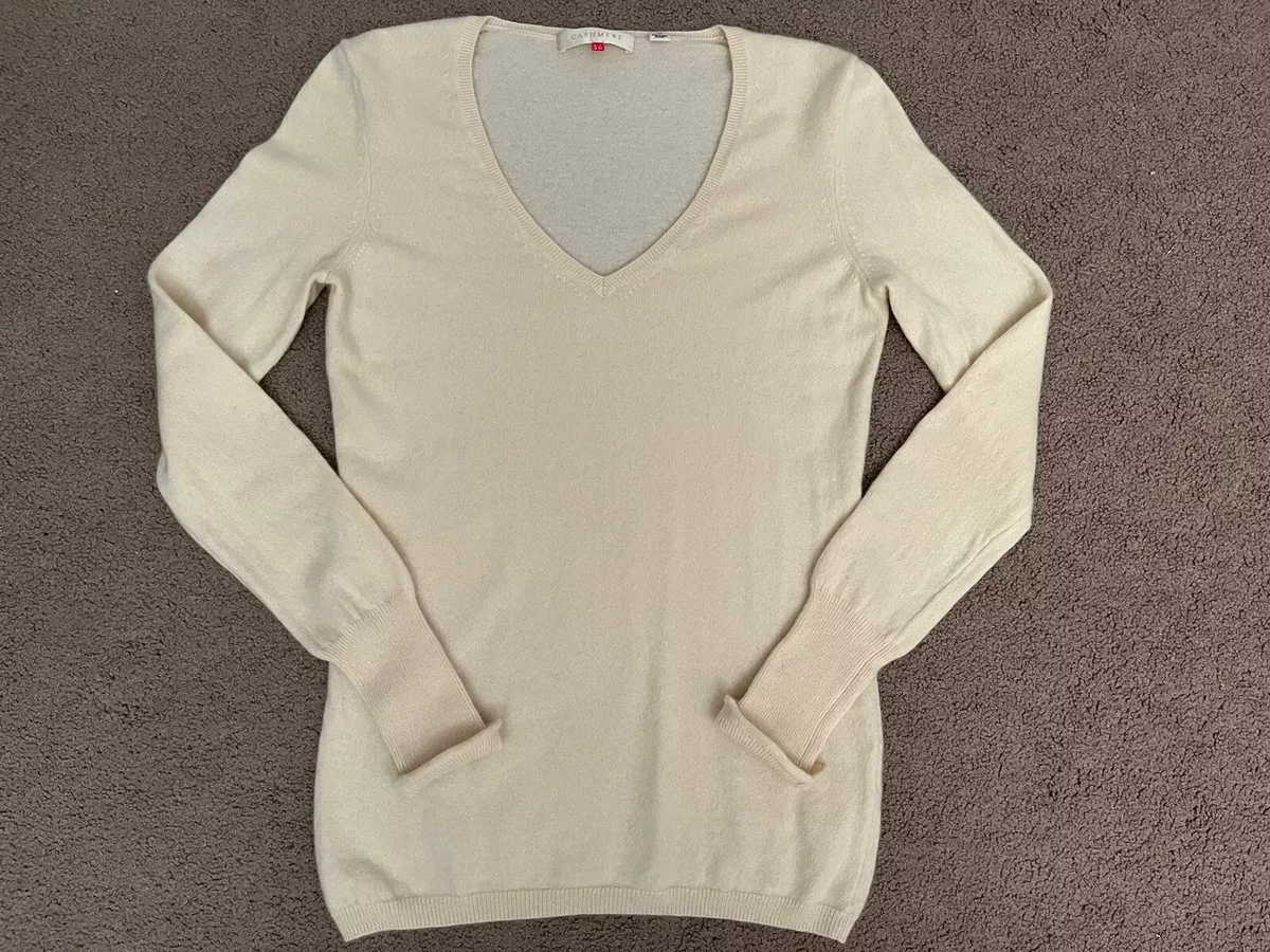 Uniqlo women's cashmere v neck cheap sweater